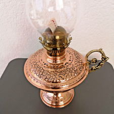 Copper Oil Lamp Handmade Kerosene Table Lamp Vintage Copper Home Decor