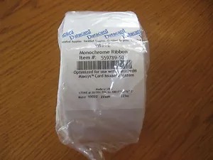 NEW Datacard 559789-503 roll white monochrome ribbon Maxsys Card Issuance System - Picture 1 of 1