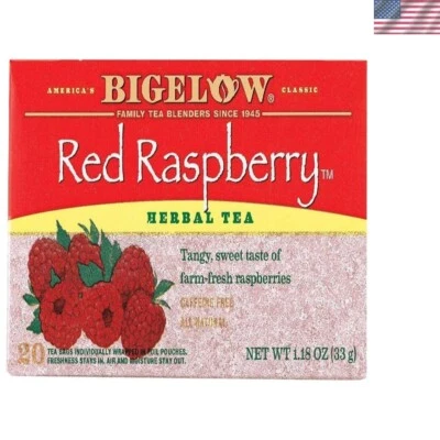 Натуральный красный малиновый чай, 20 штук — идеально подходит для освежающих моментов - Изображение 1 из 3