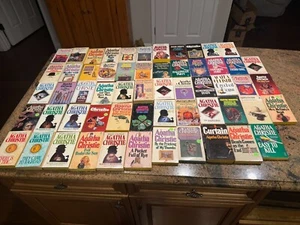 HUGE LOT of 58 Agatha Christie Mystery Books PAPERBACK - Picture 1 of 16