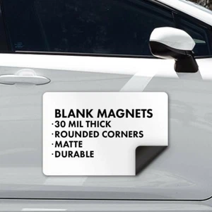 BLANK HEAVY DUTY VEHICLE MAGNET TRUCK CAR STICKER DECAL SIGN GRAPHIC - Picture 1 of 5