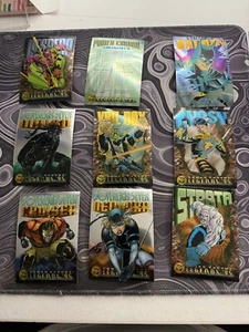SkyBox DC Power Chrome Legends Lot of 9 Cards 1995 - Picture 1 of 10