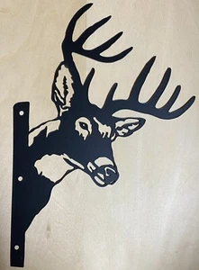New Buck Deer Shape Ornament For Outdoor Garden Fence, Farm Craftwork Decoration - Picture 1 of 2