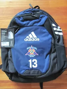 Solar Soccer Club #13 Dallas, TX adidas Stadium 3 Team Backpack Navy Blue Futbol - Picture 1 of 8