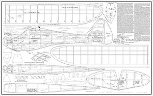 Berkeley Super Sinbad plans scaled to 93" CAD not original - Picture 1 of 1