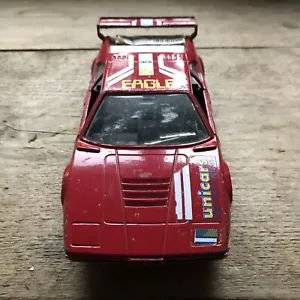 Vintage Car - Polistil Red BMW M1 - Dunlop Unicars Scale 1/25 - Picture 1 of 9