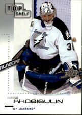 2002-03 UD Top Shelf Lightning Hockey Card #81 Nikolai Khabibulin