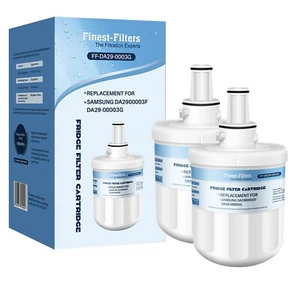 2 x Water Filter Cartridge For Samsung Aqua Pure Plus Fridge Freezer DA2900003F - Picture 1 of 4