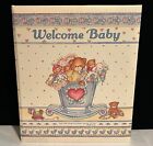 Vintage NEW CR Gibson Lucy Rigg Bears Baby Album Bible Verses