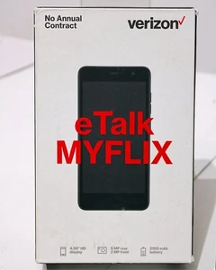 Verizon Prepaid Kazuna eTalk MyFlix 4,95" HD Display 5MP Kamera 16GB - Open Box - Bild 1 von 4