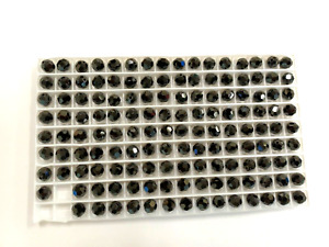 141 swarovski round crystal beads,5mm jet #5000