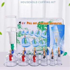 Juego de 12 tazas médico chino cuerpo vacío ventosas terapia de succión saludable masaje - Imagen 1 de 9