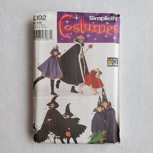 Simplicity Costumes UNCUT pattern 5392 Halloween Witch CAPE HAT Adult Child Dog - Picture 1 of 4