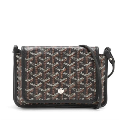 Goyard Plumet PVCx leather Shoulder bag Black - Image 1 of 4