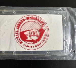 Vintage 1989 Michael Jordan McDonald's Charity Classic "Golf & Luggage Bag Tag" - Picture 1 of 4