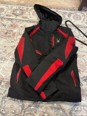 Chaqueta Spyder Para Hombre Mediana Dermizax Thinsulate Aislada Esquí Snowboard Roja/Negro Foto 1 de 4