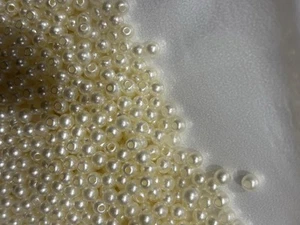 Pearl Beads for Craft, 200pcs Ivory Faux Fake Pearls, 4mm Small Sew on Pearl - Picture 1 of 6
