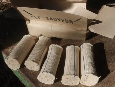 RARE BOITE PLEINE PUBLICITAIRE ANCIENNE MECHE RECHAUD ALCCOL LA RUCHE ANNEES 40 - Photo 1/4