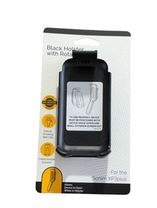 Bb. Fellowes - Black Holster with Rotating Clip for Sonim XP3Plus - Picture 1 of 2