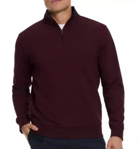 Ted Baker Quarter Zip Men’s Textured Pullover NWT Size S - Picture 1 of 10