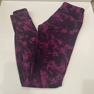 Lululemon sz 4 Wunder Under High Rise full length legging Shibori purple tie dye - Picture 1 of 6