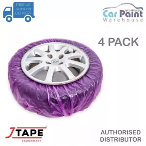 Cubiertas de película de reparación de ruedas de aleación de cinta J paquete de 4 cubiertas absorbentes - Imagen 1 de 8