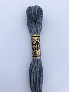 DMC 317 'PEWTER GREY' CROSS STITCH 8m SKEINS-THREADS - FREE POST - Picture 1 of 4