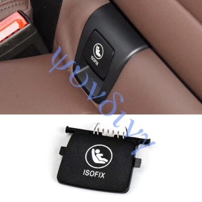 >For BMW G02 F98 F97 X4 X3M X4M 2018-21 Black Rear Child Seat Isofix Mount Cover Foto 1 de 4