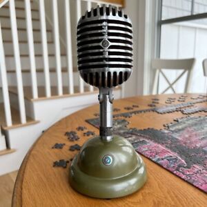SHURE UNIDYNE 55B LOW IMPEDANCE MICROPHONE WITH S-36 BASE, Working VINTAGE 1939