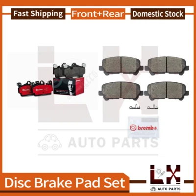 Juego de pastillas de freno Brembo delanteras y traseras de cerámica para Honda Odyssey 2011-2017 Foto 1 de 4