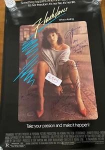 Flashdance 6 Cast POSTER Signed Autograph JSA Jennifer Beals Michael Nouri More - Picture 1 of 6