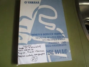  2000 TT-R125LW  ( M ) owner's service manual  5HP-28199-81 - Bild 1 von 11
