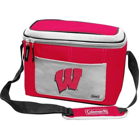 NCAA Wisconsin Badgers 12 Can Soft-Sided Cooler, NEW Cover