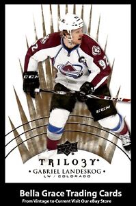 2014-15 Oberdeck Trilogie Gabriel Landeskog #8 Colorado Lawine NHL Hockey