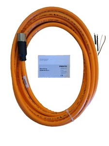 Festo 550310 5 Metre Servo Motor Cable NEBM-M23G6-E-5-N-LE7 - Picture 1 of 4