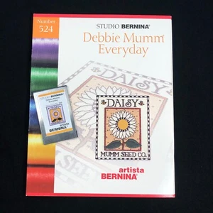 Debbie Mumm Everyday  Embroidery Designs Card # 524 For Bernina Artista & Deco - Picture 1 of 7