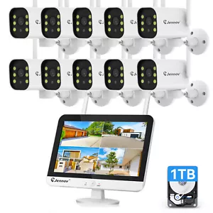 5MP Wireless Home Camera Security System Outdoor WIFI Monitor Recorder Audio Lot - Picture 1 of 23