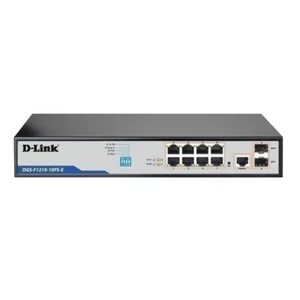 D-Link 10-Port Gigabit Smart Managed PoE+ Switch with 8 Long Reach PoE Ports + 2 - Picture 1 of 1
