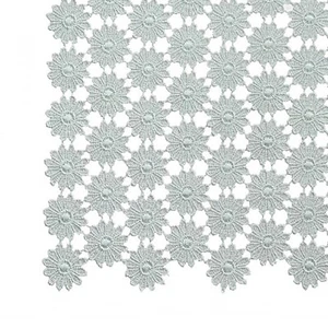 Tischläufer Spitze 40cm x 140cm grau hellgrau Vollspitze Trenddesign - Bild 1 von 1