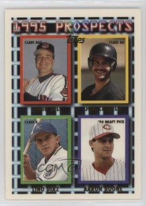 1995 Topps Prospects Lino Diaz David Bell Joel Chimelis Aaron Boone Rookie RC