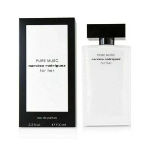 Women Narciso Rodriguez Pure Musc Parfum Spray 3.3 oz New In Box - Picture 1 of 1