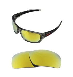 NUEVO REPUESTO POLARIZADO LENTE DORADA 24K PARA GAFAS DE SOL DE PUNTO DE CAÍDA OAKLEY - Imagen 1 de 5
