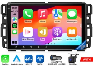 Android 13 6+64 Car Stereo Radio GPS CarPlay For Chevy Tahoe Suburban GMC Sierra - Picture 1 of 24