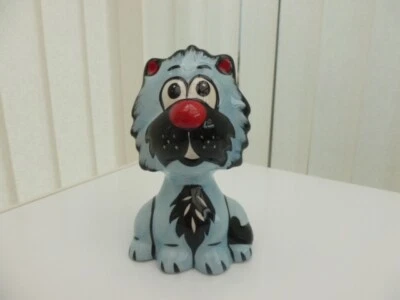 Lorna Bailey Ethan Blue Cat Figurine  Signed to Base Rare!! - Image 1 of 4