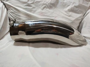 BOLT-ON TURNDOWN STAINLESS DIESEL TIP 4" INLET 5" OUTLET 16" LENGTH BQ9-405016TD - Bild 1 von 13