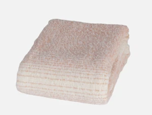 Concierge Collection 50" X 60" Ombre Stripe Knit Throw - CORAL - Picture 1 of 2