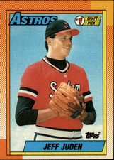 1990 Topps Baseball Card #164 Jeff Juden FDP Rookie