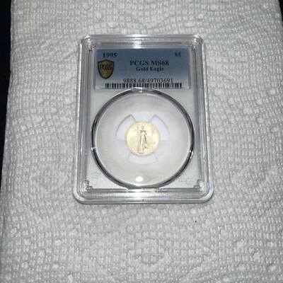 1995 Gold Eagle 1/10 oz. $5 MS68 PCGS Certified - Image 1 of 4