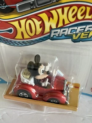 Hot Wheels Racer Verse Disney Micky Mouse Red NEW - Image 1 of 4