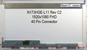 Laptop Display Innolux N173HGE-L11 Rev.C2 1920x1080 FHD 17.3'' MATTE 40pin - Picture 1 of 5
